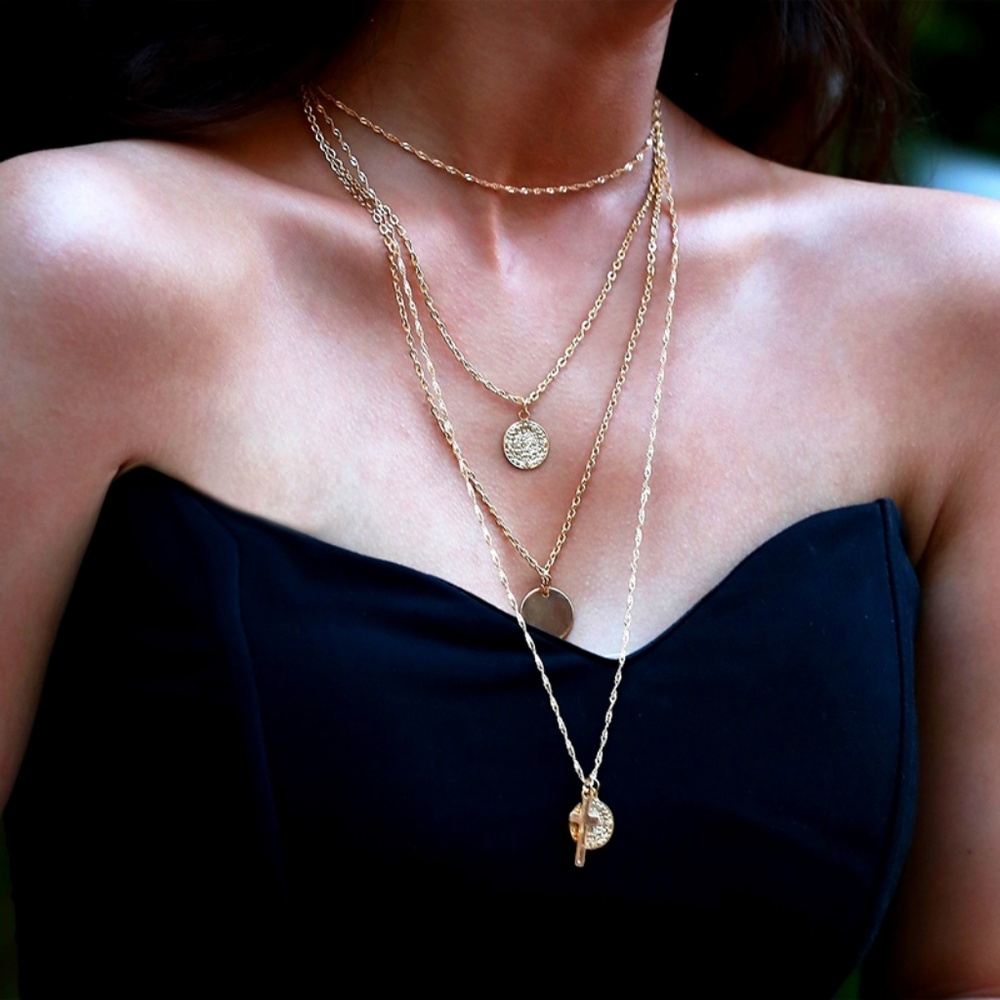 3/$35🔥 💕Last One Rosary Maria Choker Necklaces - Picture 6 of 10